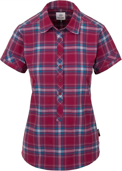 Flylow Gear - Aster Plaid Button-up Shorts Sleeve Shirt - Rack Hunt