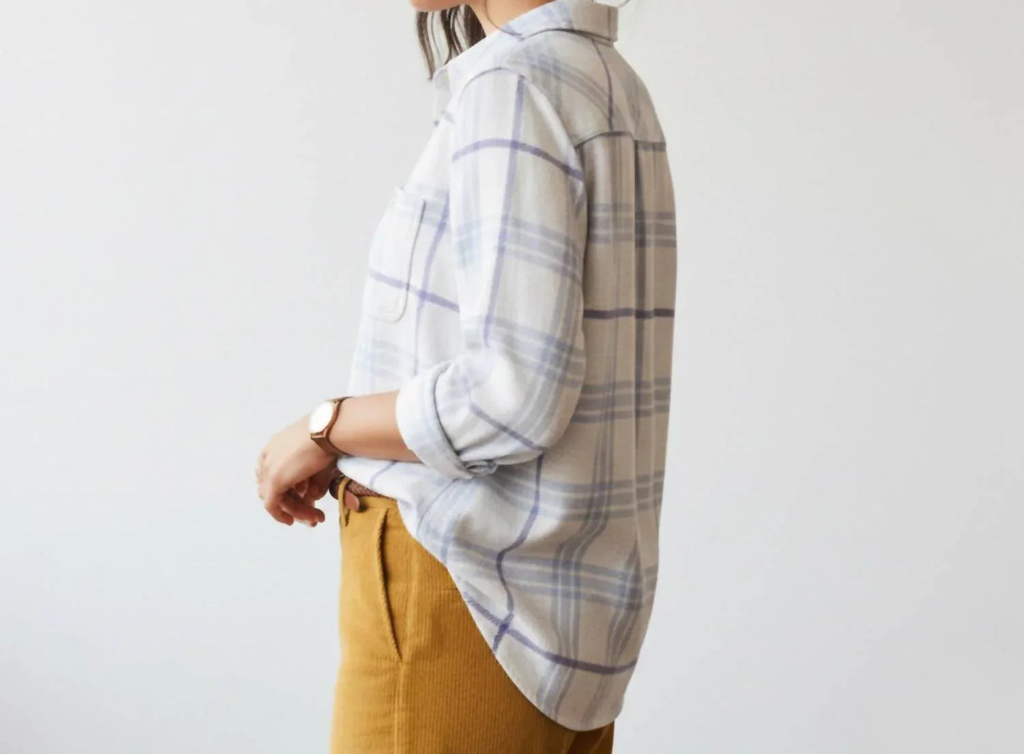 Market & Spruce - Emilie Button Down Shirt Plaid Shirt - Rack Hunt