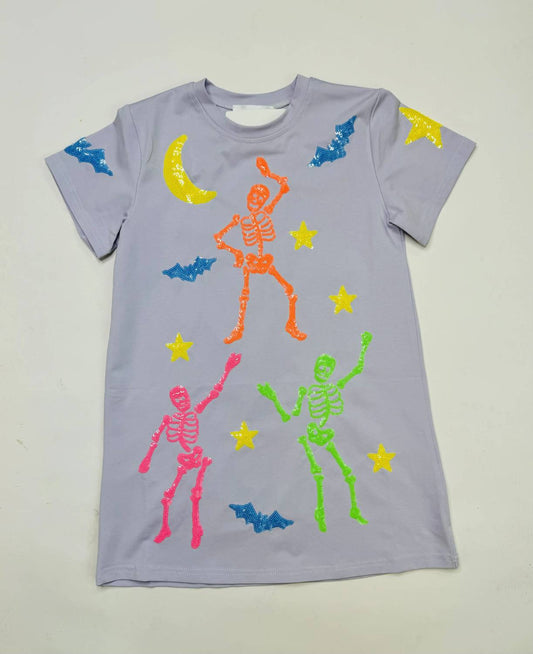 Girls Skeleton Dress