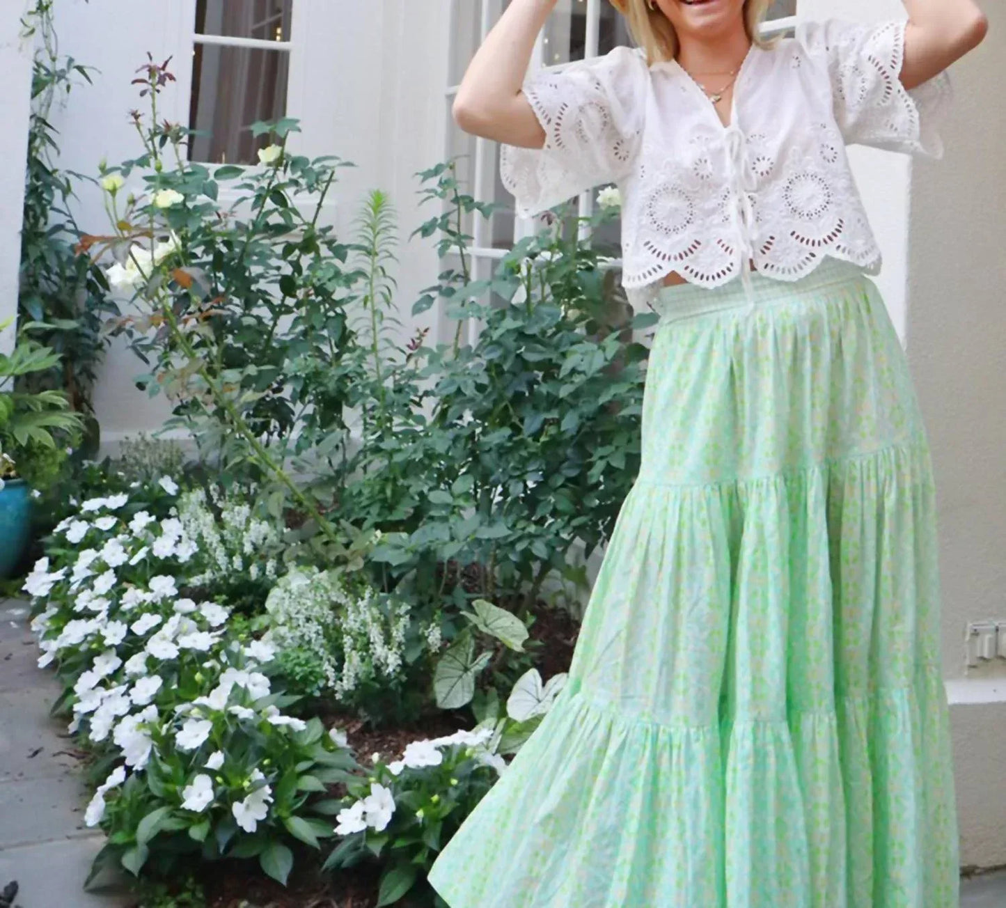BROOKS AVENUE - Triple Tiered Maxi Skirt - Rack Hunt