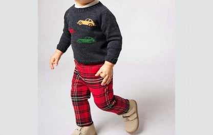 Kid's Cars Sweater