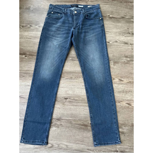 Men's Amsterdam Style Straight Tapered Jeans