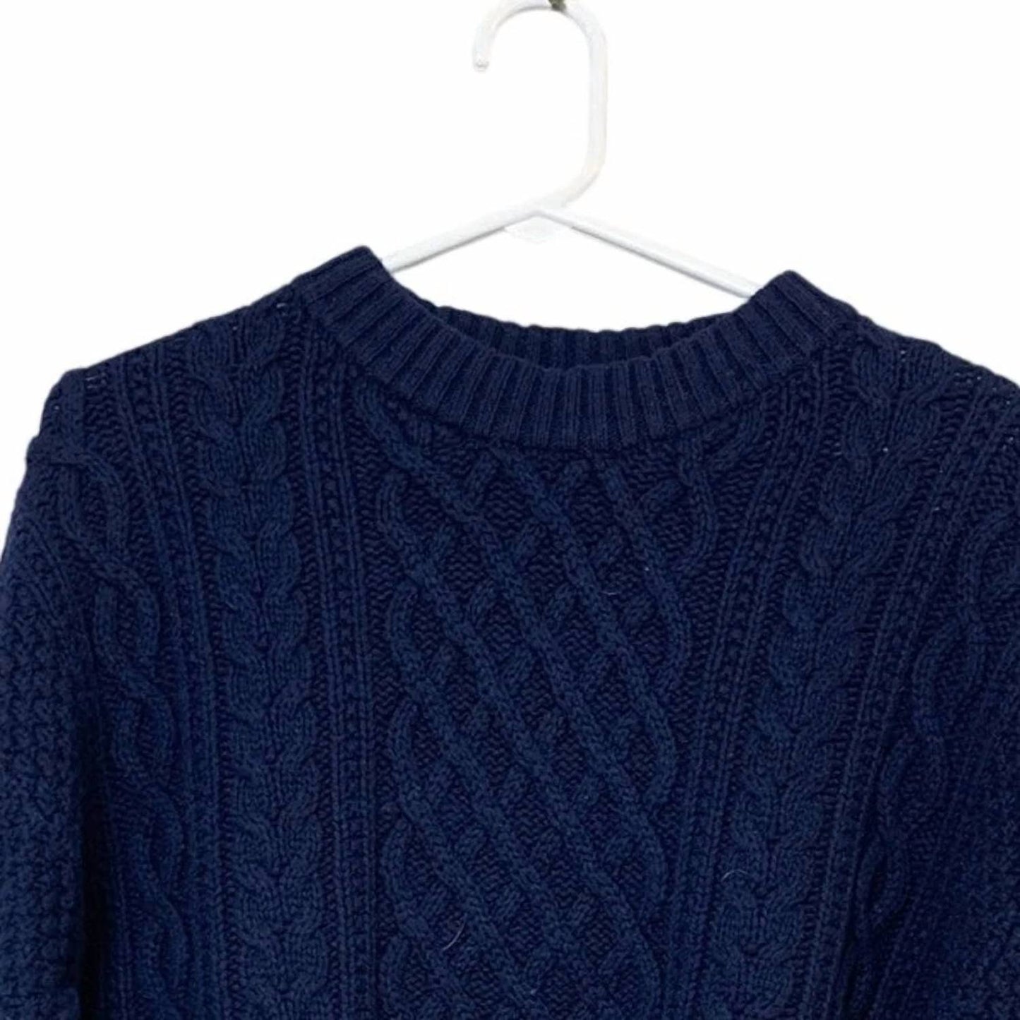 Women's Warm Heritage Cable Crew Sweater