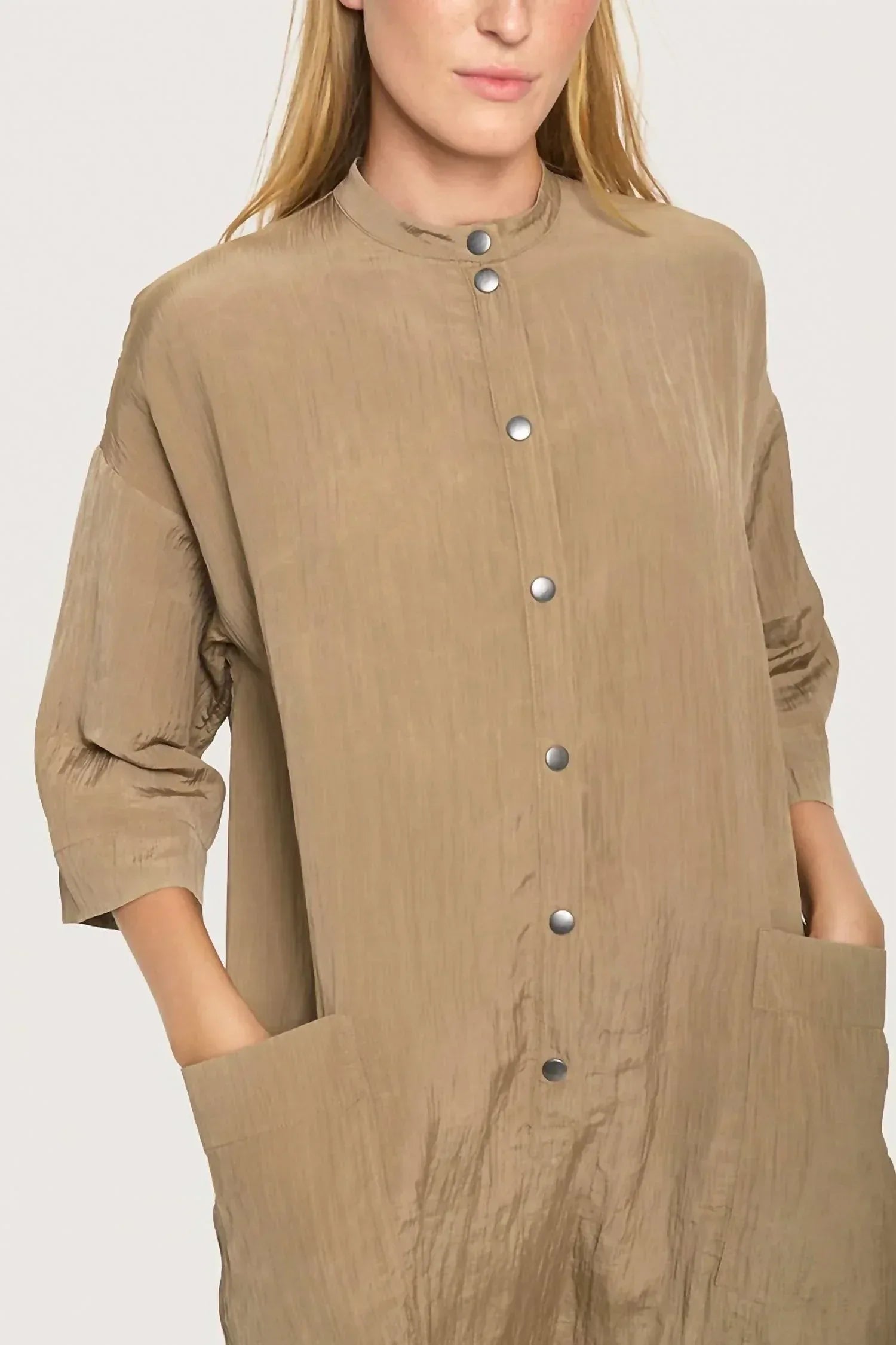BITTE KAI RAND - Lazy Fun Relaxed Silky Crepe Dress - Rack Hunt