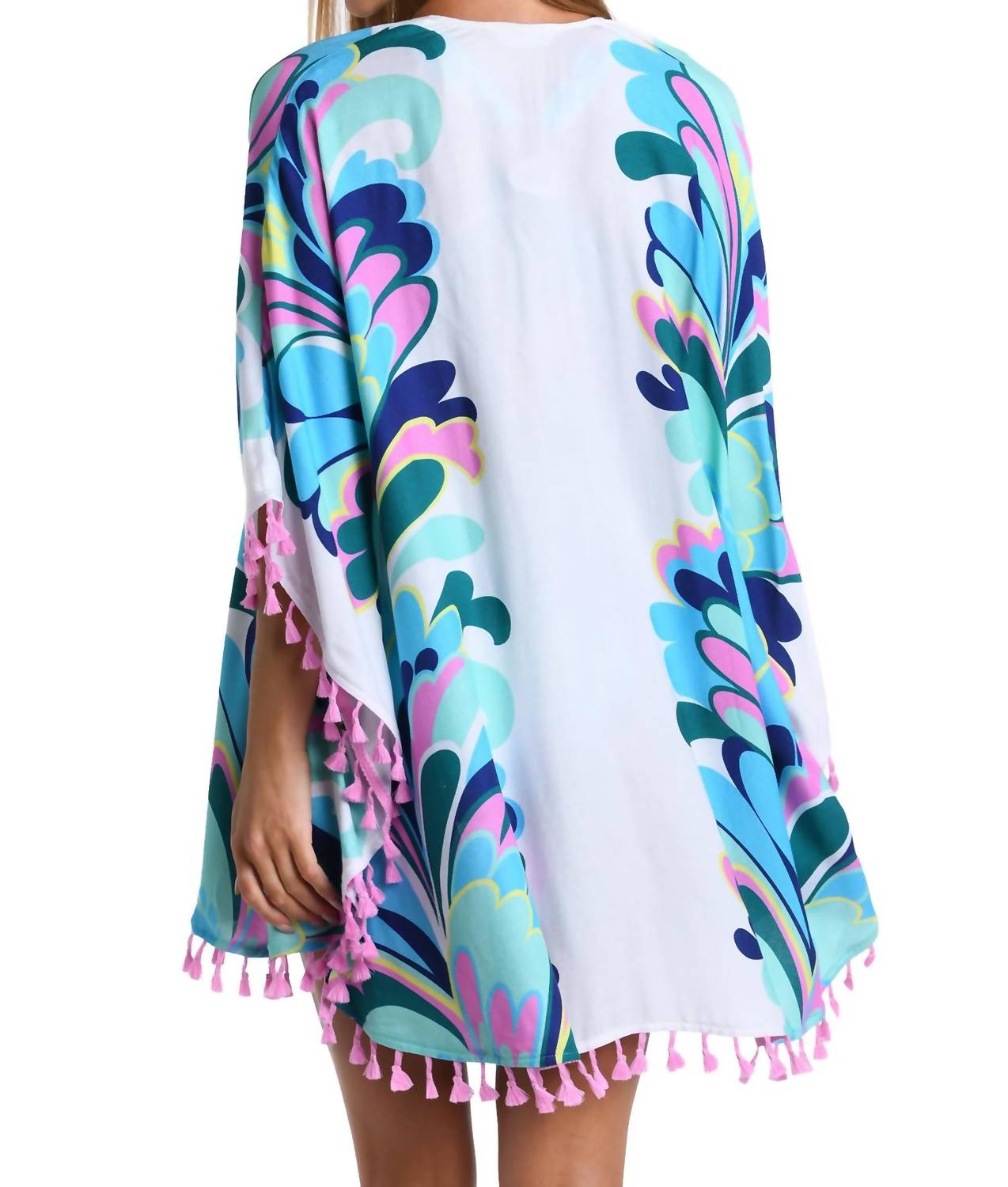 Far Out Short Kimono Swim Cover Up