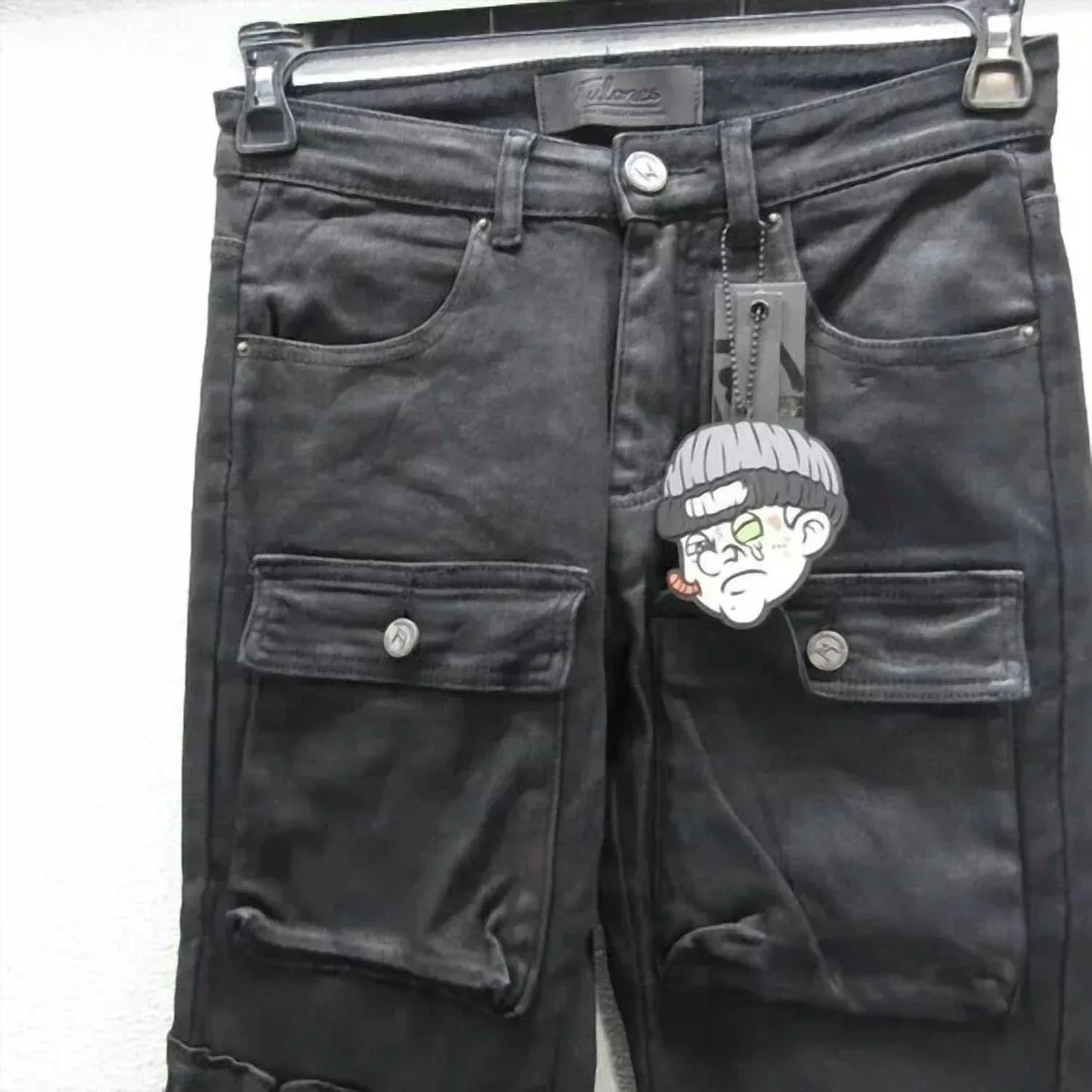 Tulones - Men's Coated Cargo Jeans - Rack Hunt