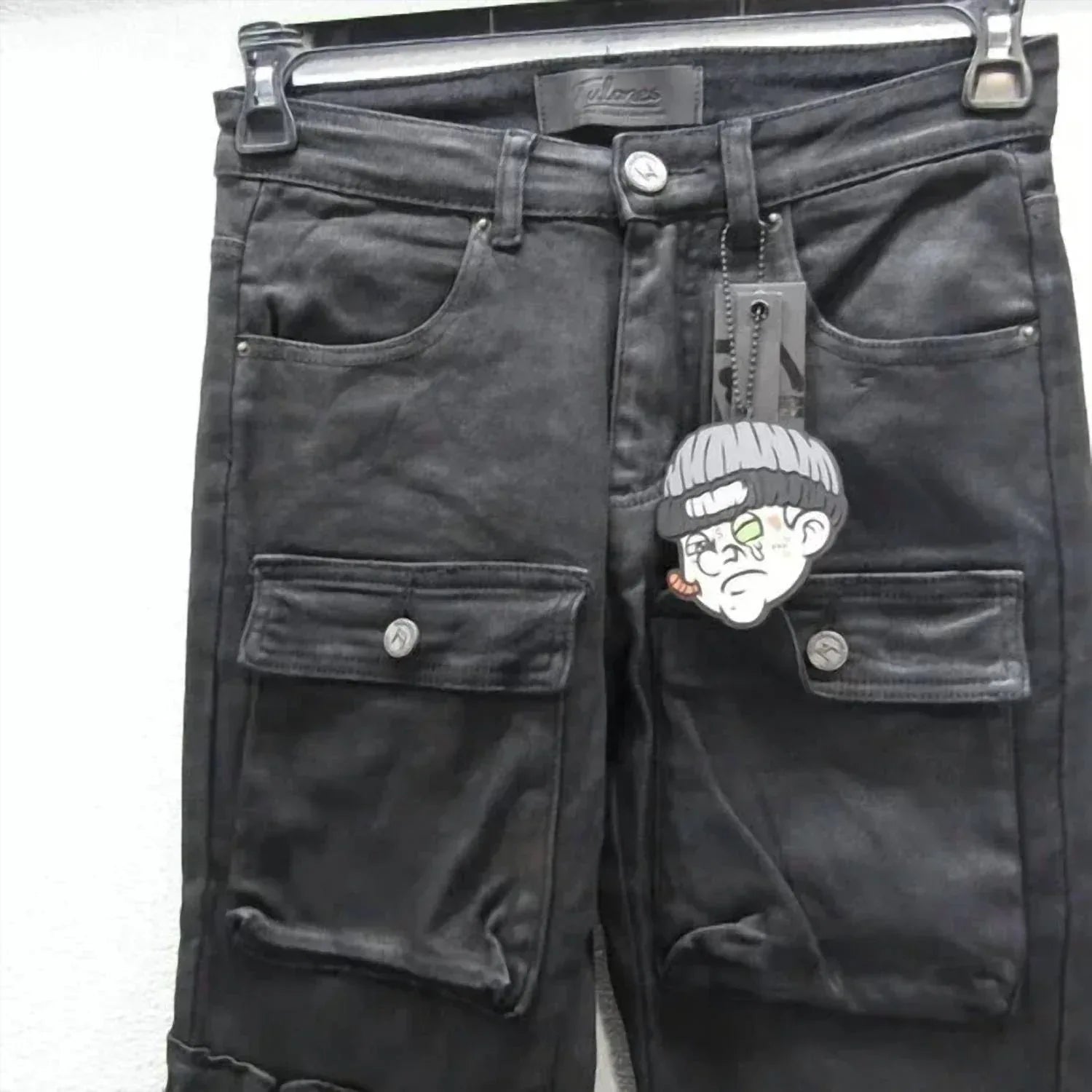 Tulones - Men's Coated Cargo Jeans - Rack Hunt