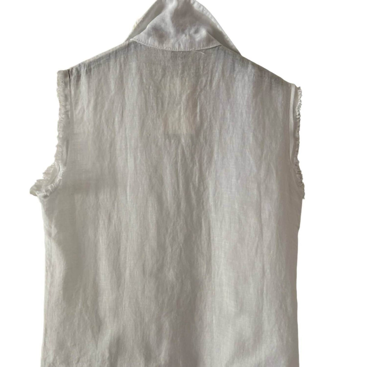 Joyna - Light Linen Waistcoat Top - Rack Hunt -