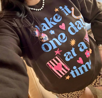 Poppy & Pine - Take it One Day At A Time Sweatshirt - Rack Hunt
