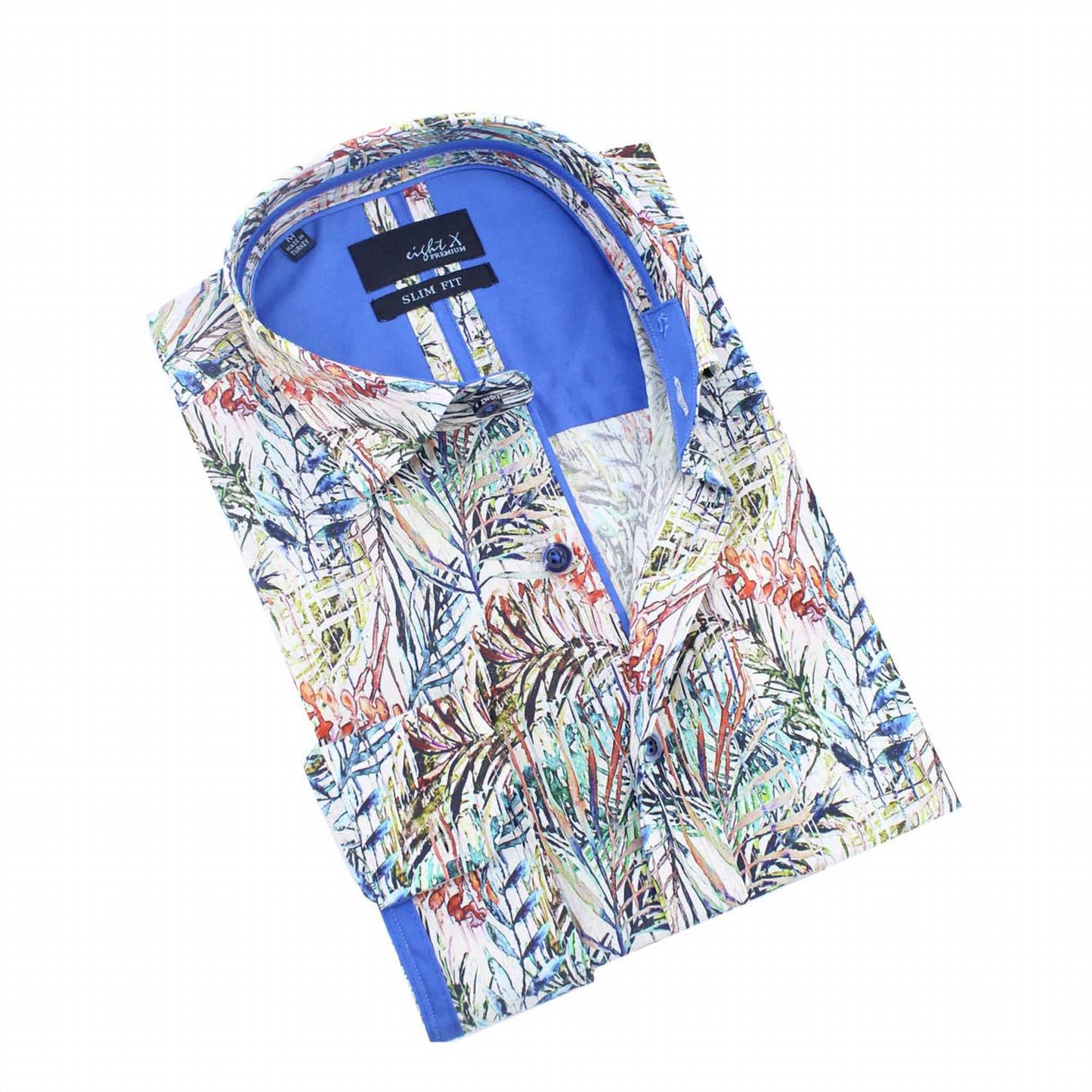 Rain Forest Leaves Button Down Shirt