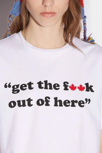 Women's Gtfo Slogan T-shirt