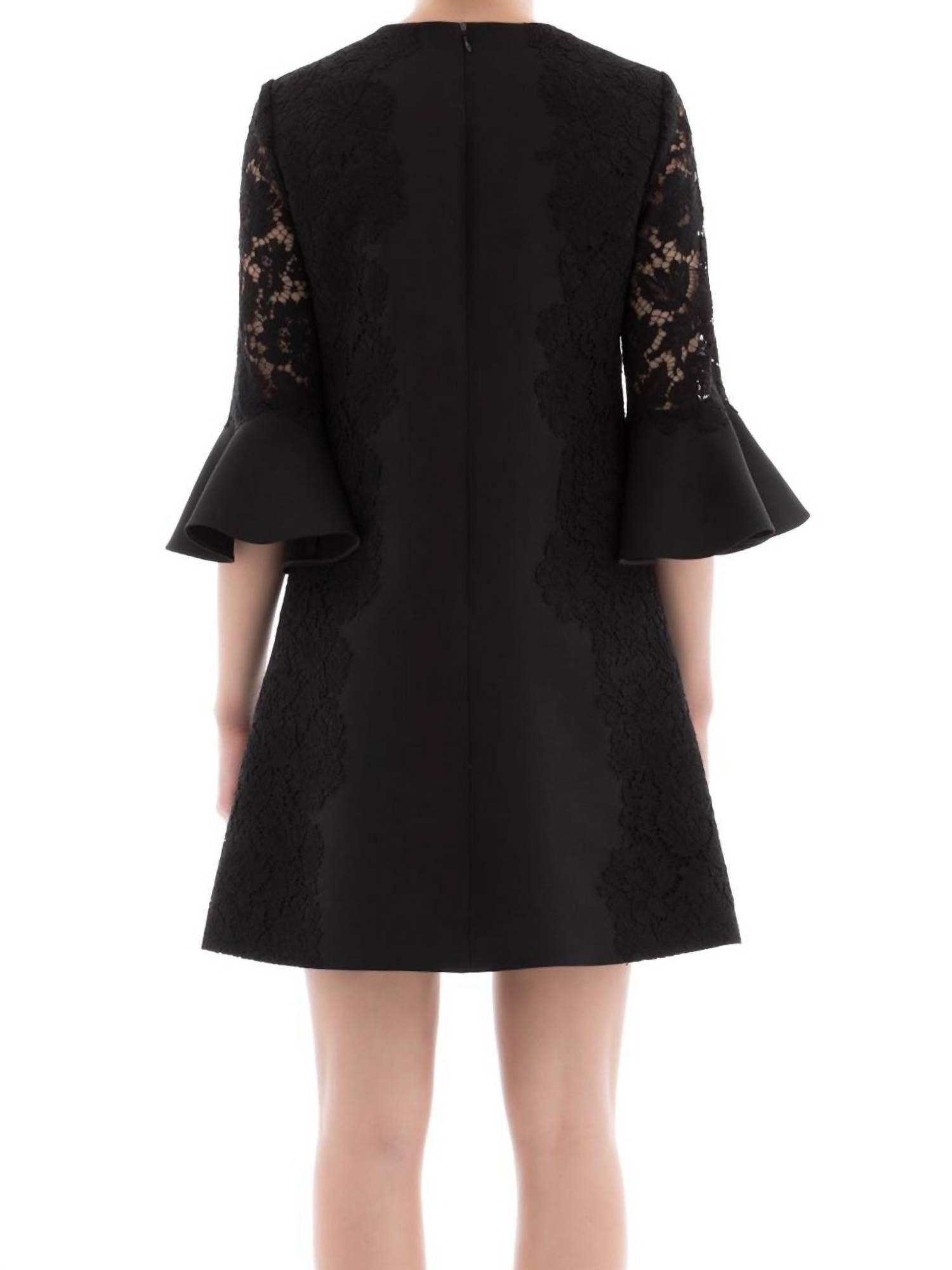Valentino - Lace Round Neck Dress - Rack Hunt
