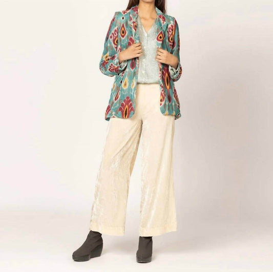 Tanavana - Sutra Ikat Velvet Blazer - Rack Hunt -