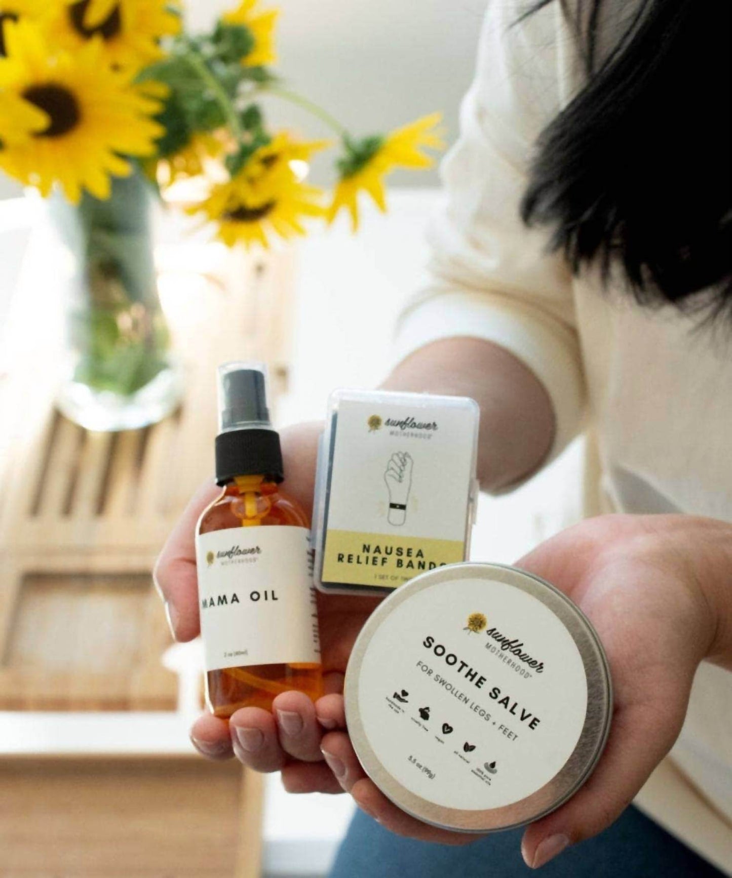 Sunflower Motherhood - Pregnancy Mama Pouch Bundle Gift Set - Rack Hunt -