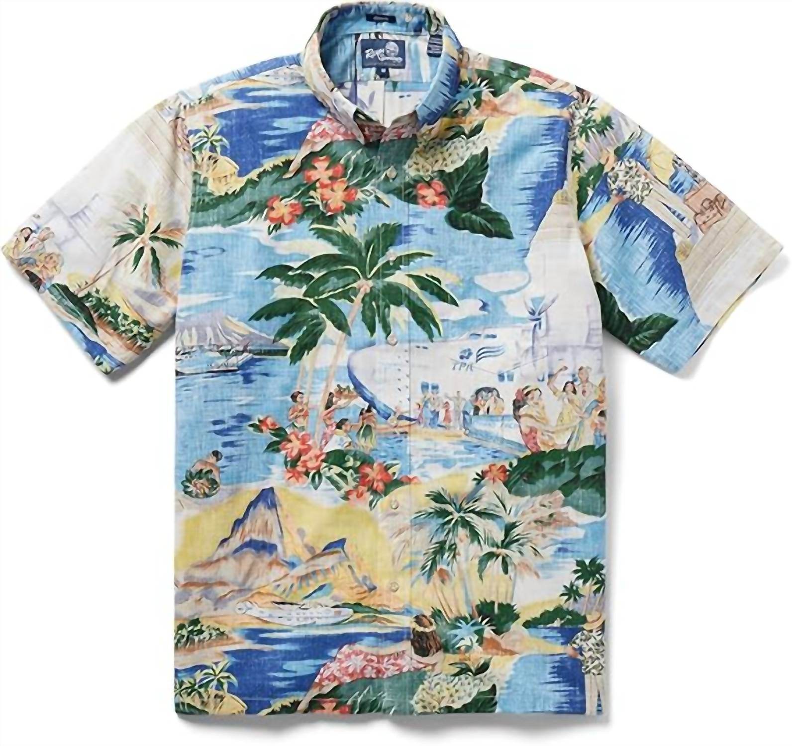 Reyn Spooner - Transpacific 40's Scenic Hawaiian Aloha Shirt - Rack Hunt