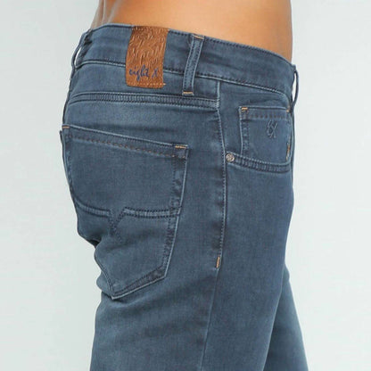 Slim Fit Stretch Faded Denim Jeans