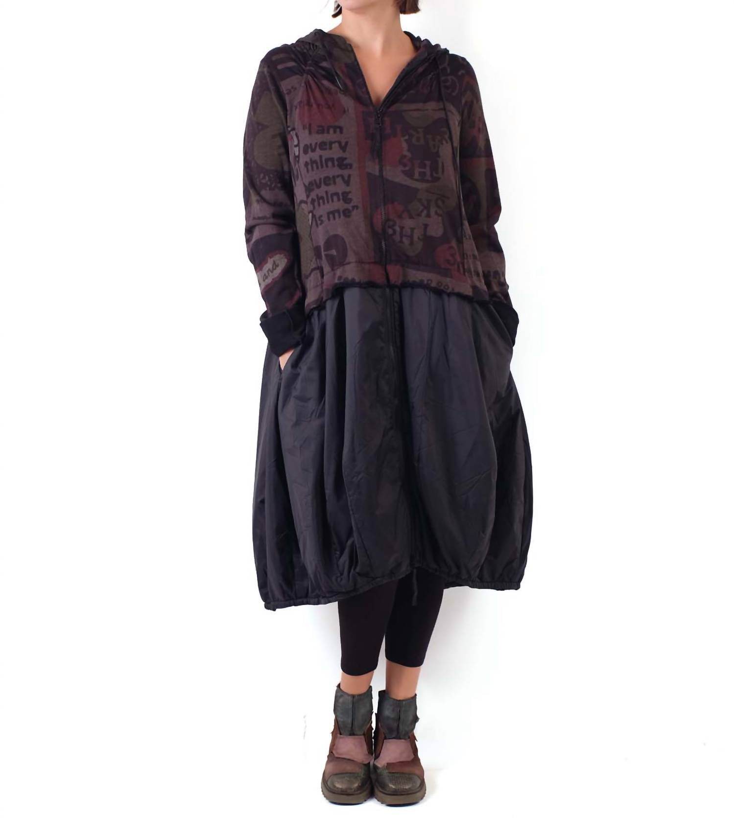 Rundholz Black Label - Printed Hooded Zip Coat - Rack Hunt