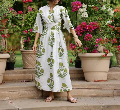 Como Wrap Dress