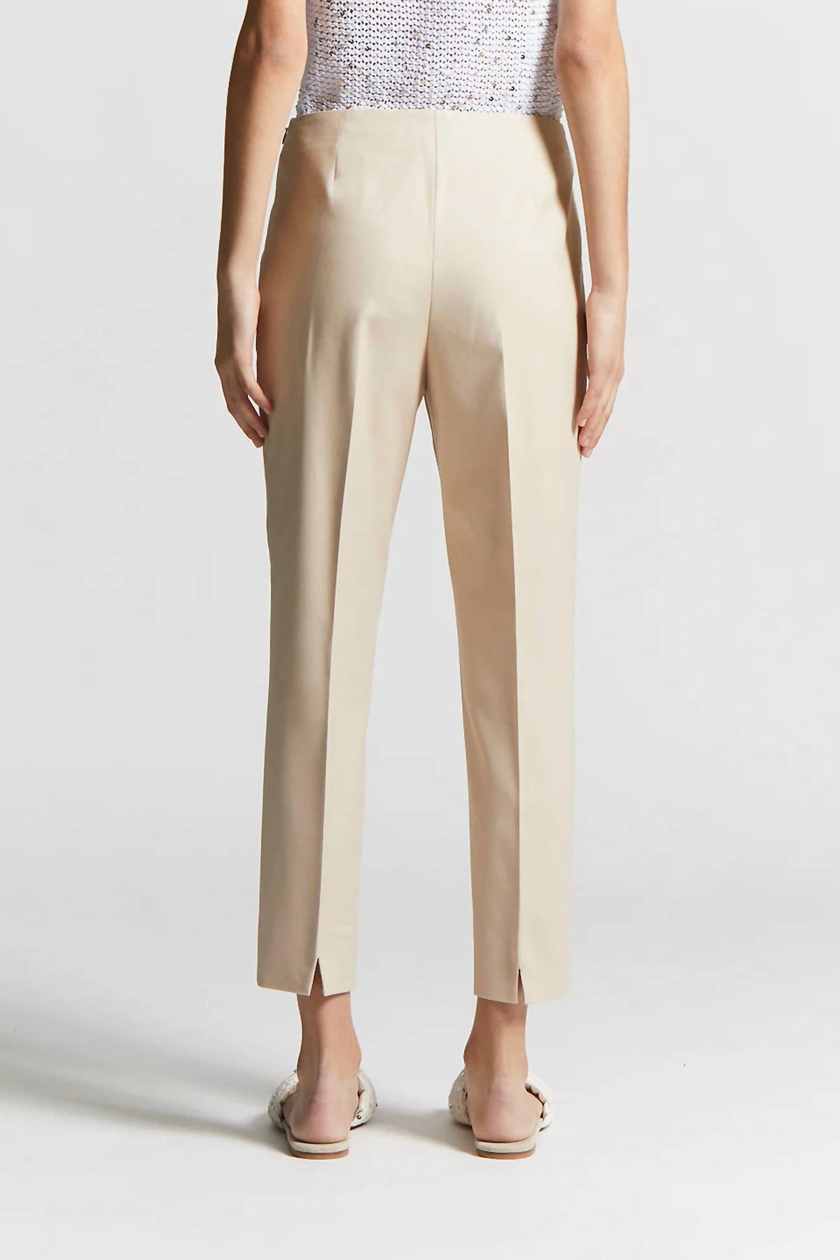 Cigarette Straight Leg Trousers
