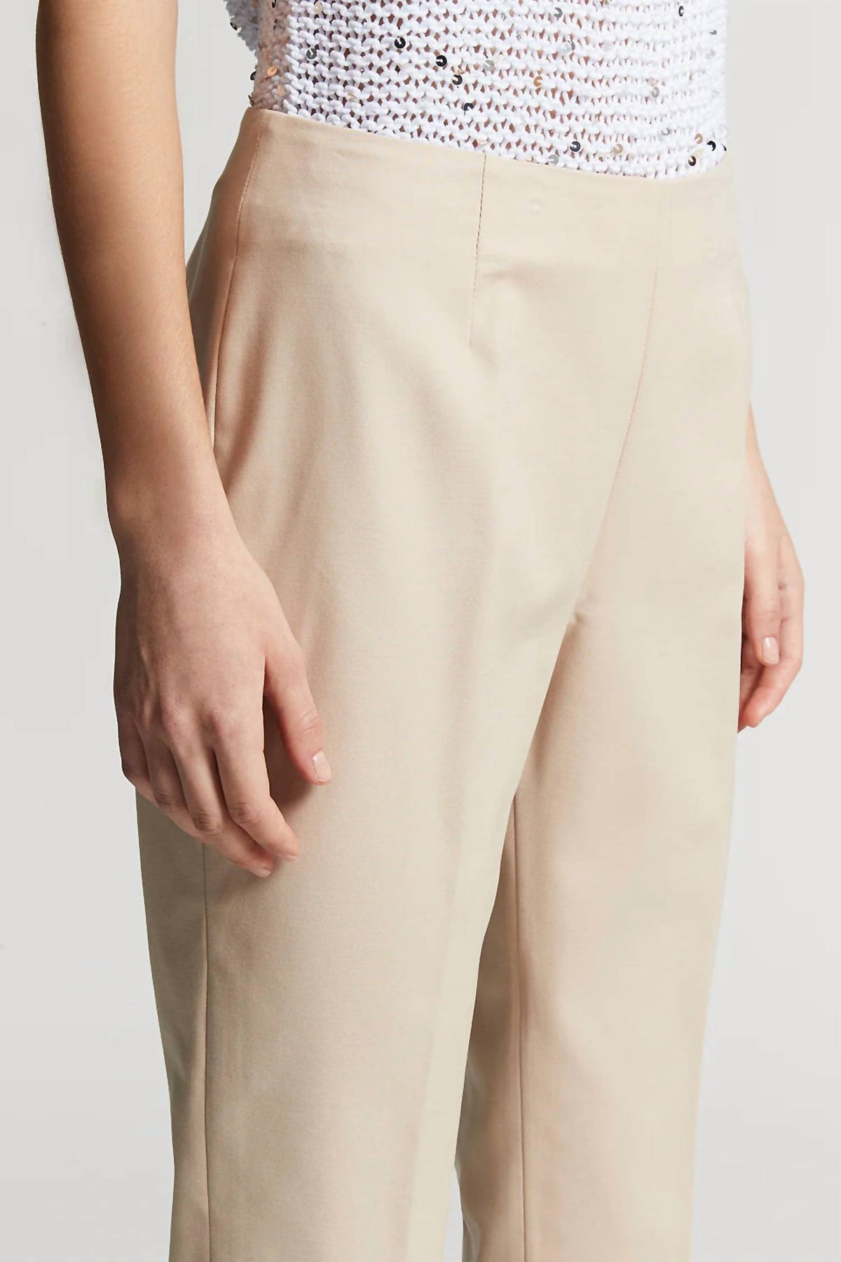 Cigarette Straight Leg Trousers