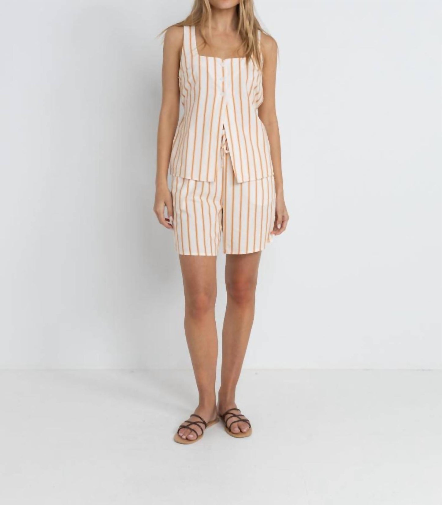 Tide Stripe Longline Shorts