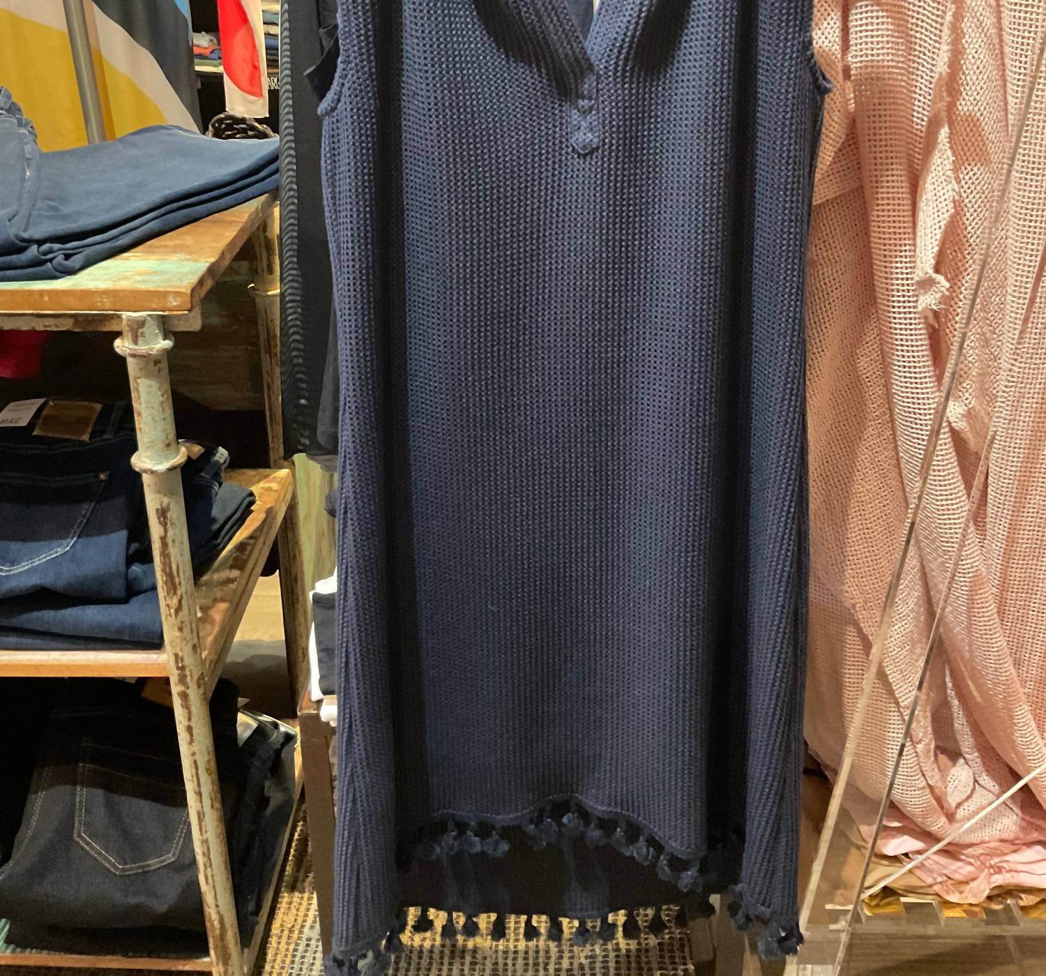 209wst38 - Crochet Knit Dress - Rack Hunt -