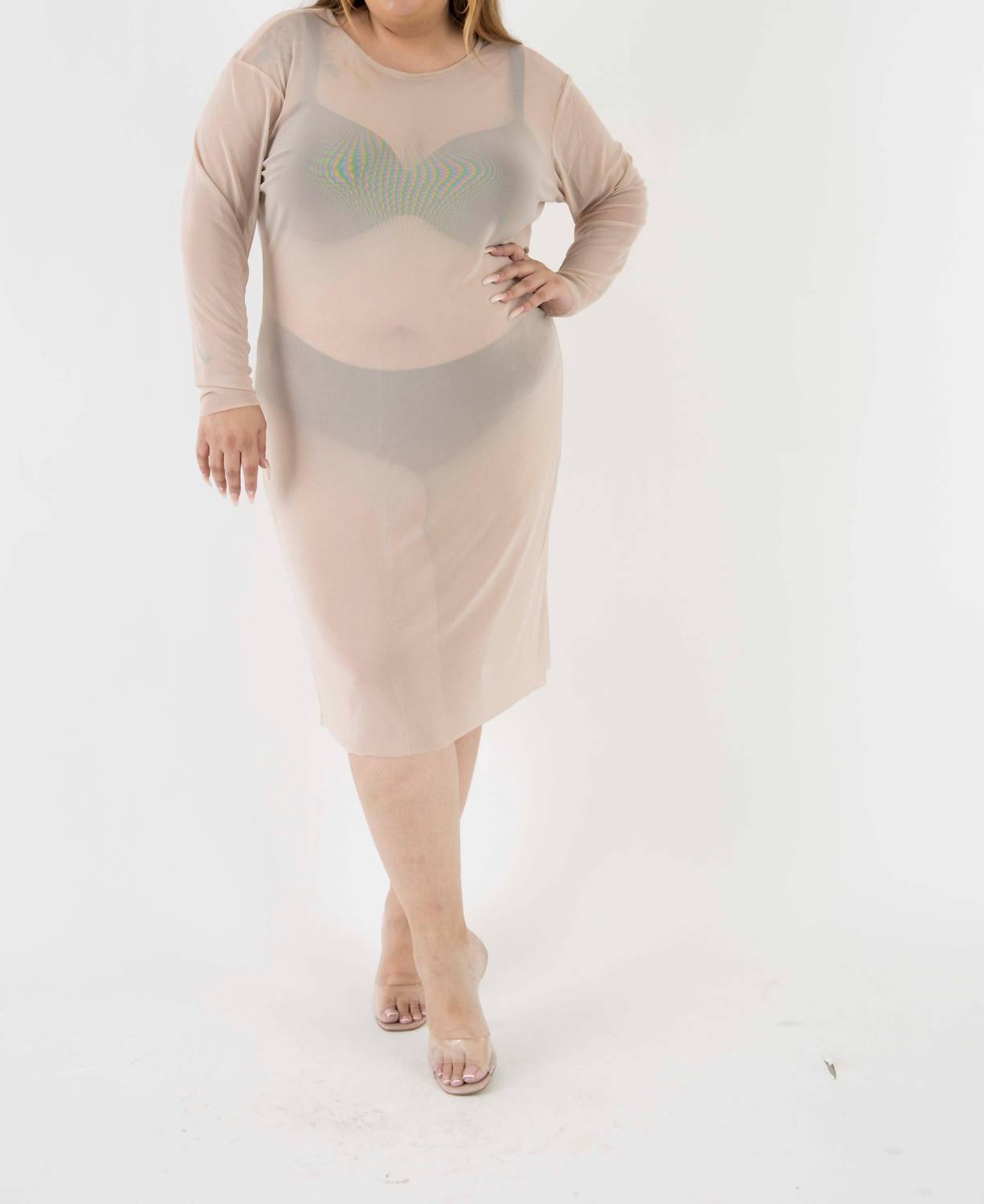 The Ghost Mesh Xray Dress