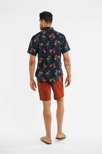 Men's Modal Button Down Grant Slim Shirt