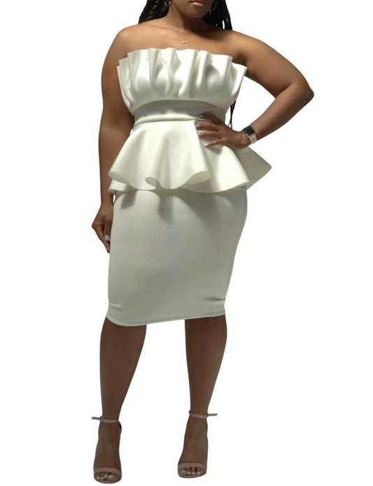 Vavavoom - Peplum Dress - Rack Hunt -