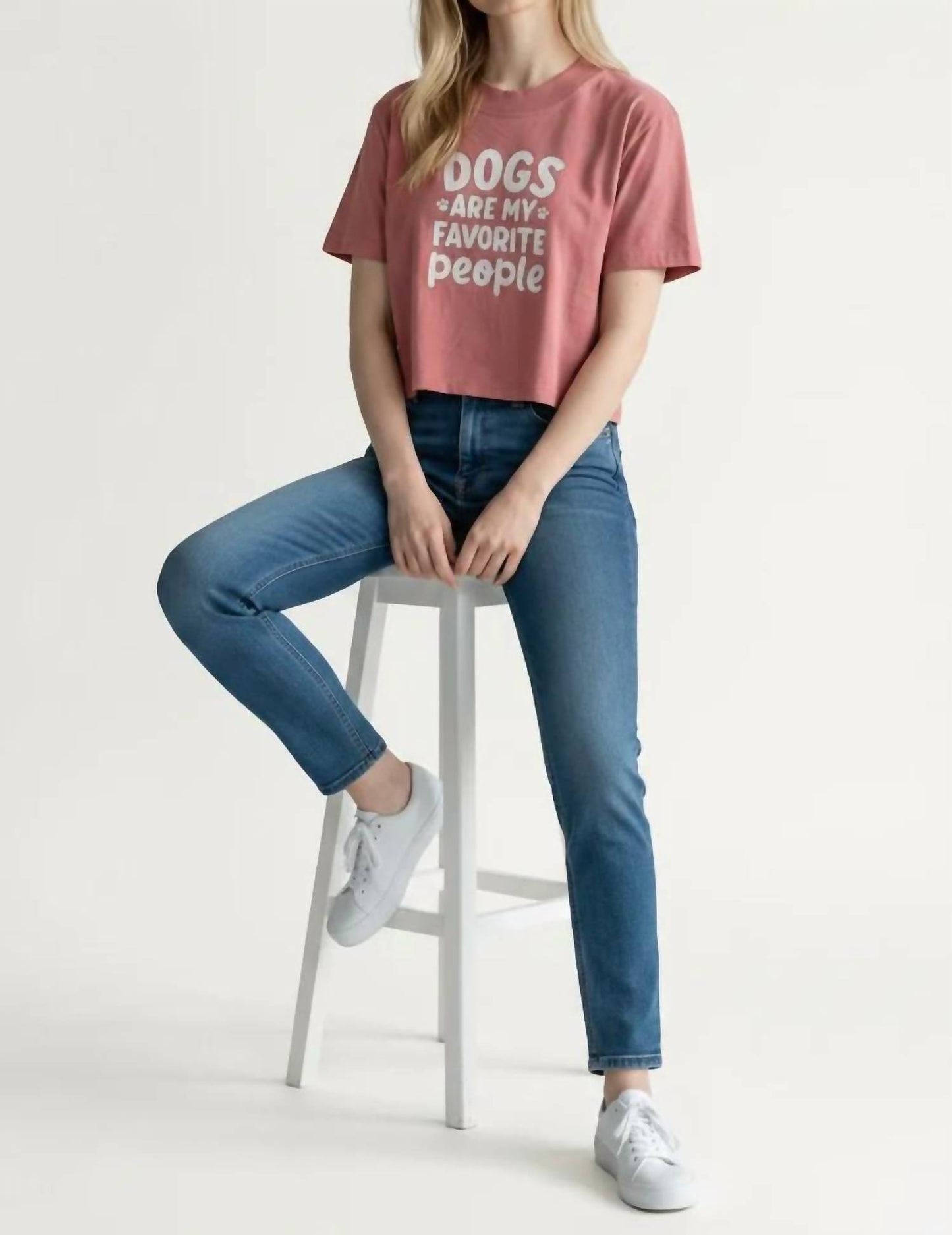 Dogs Are My Favorite Crop Tee