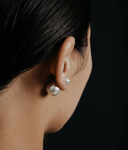 Double Ball Earrings
