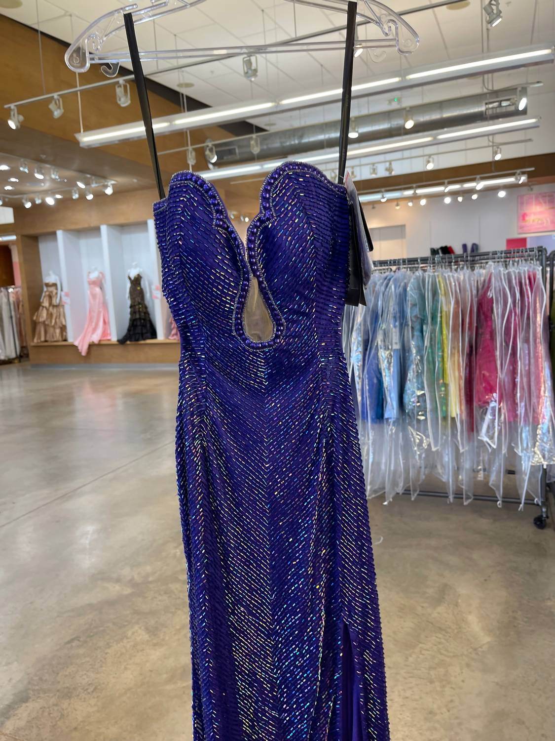 Aleta - Women's Sweetheart With Slit Prom Dress - Rack Hunt -