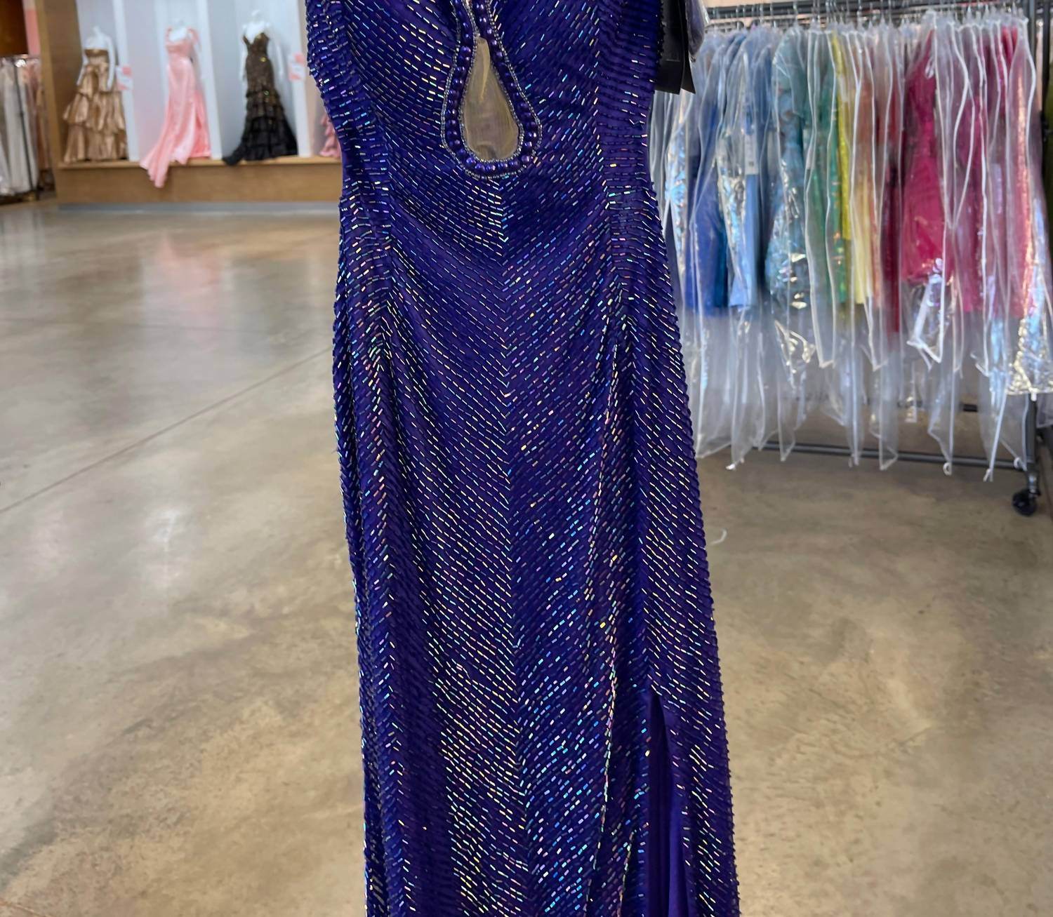 Aleta - Women's Sweetheart With Slit Prom Dress - Rack Hunt -