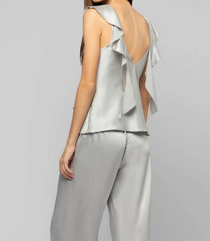 Tantoinette Silk Top With Ruffles