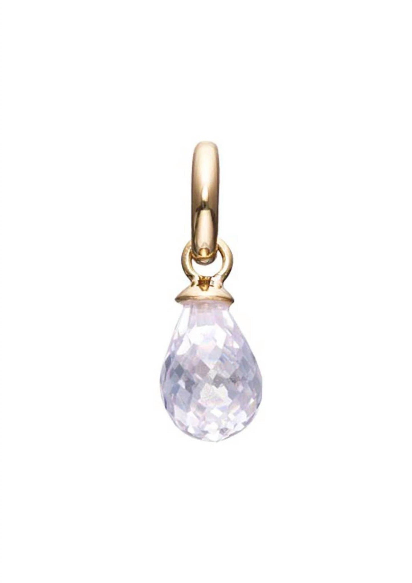 Story Jewellery - Women's Clear Crystal Faceted Drop Pendant - Rack Hunt
