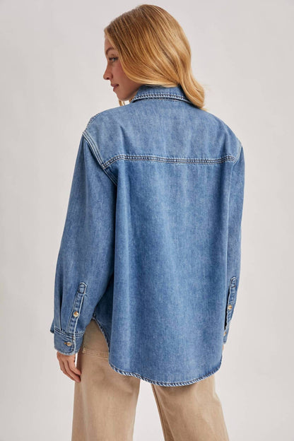 Denim Button Down Shirt