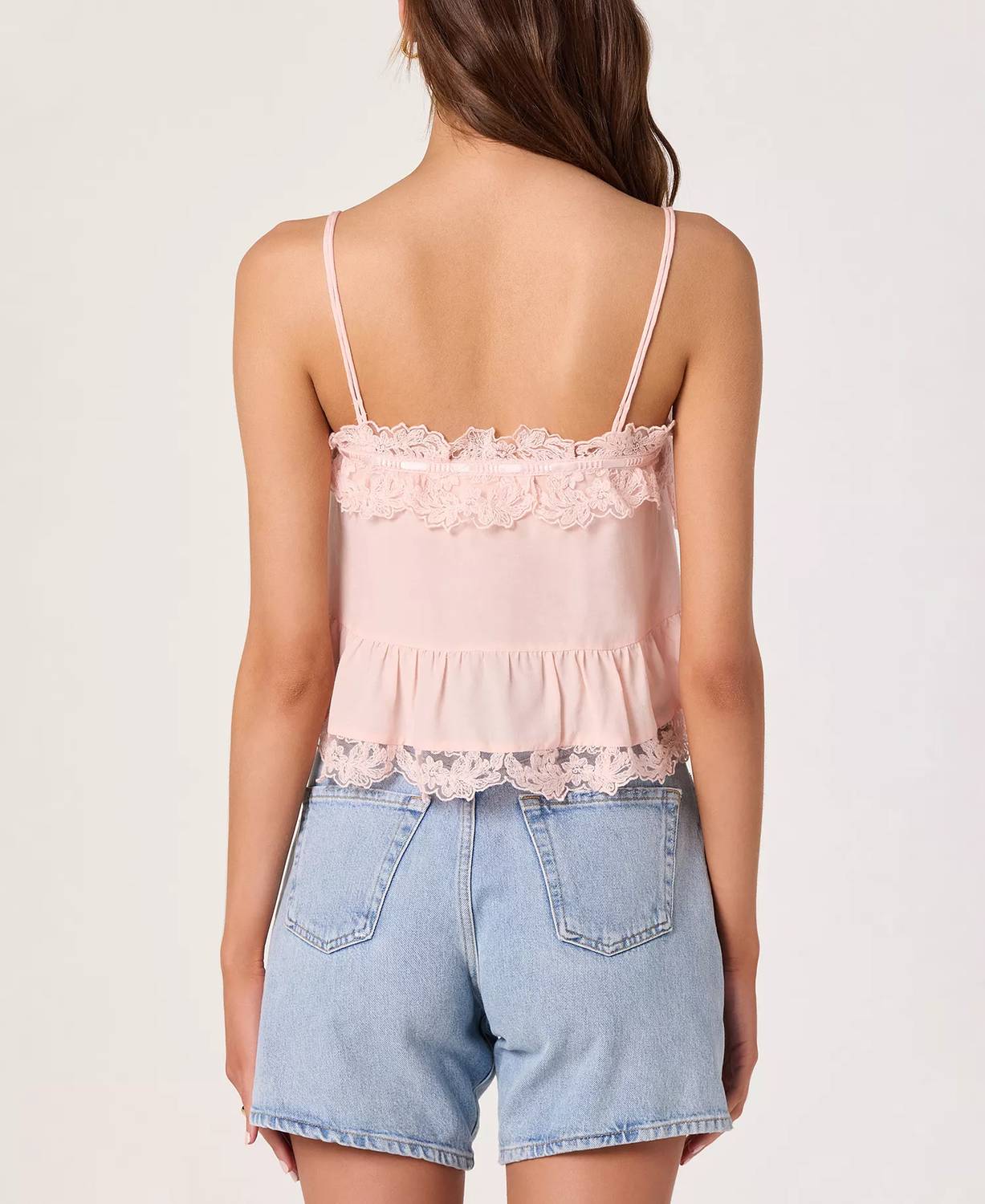 Cosette Straight Neck Sleeveless Lace Top