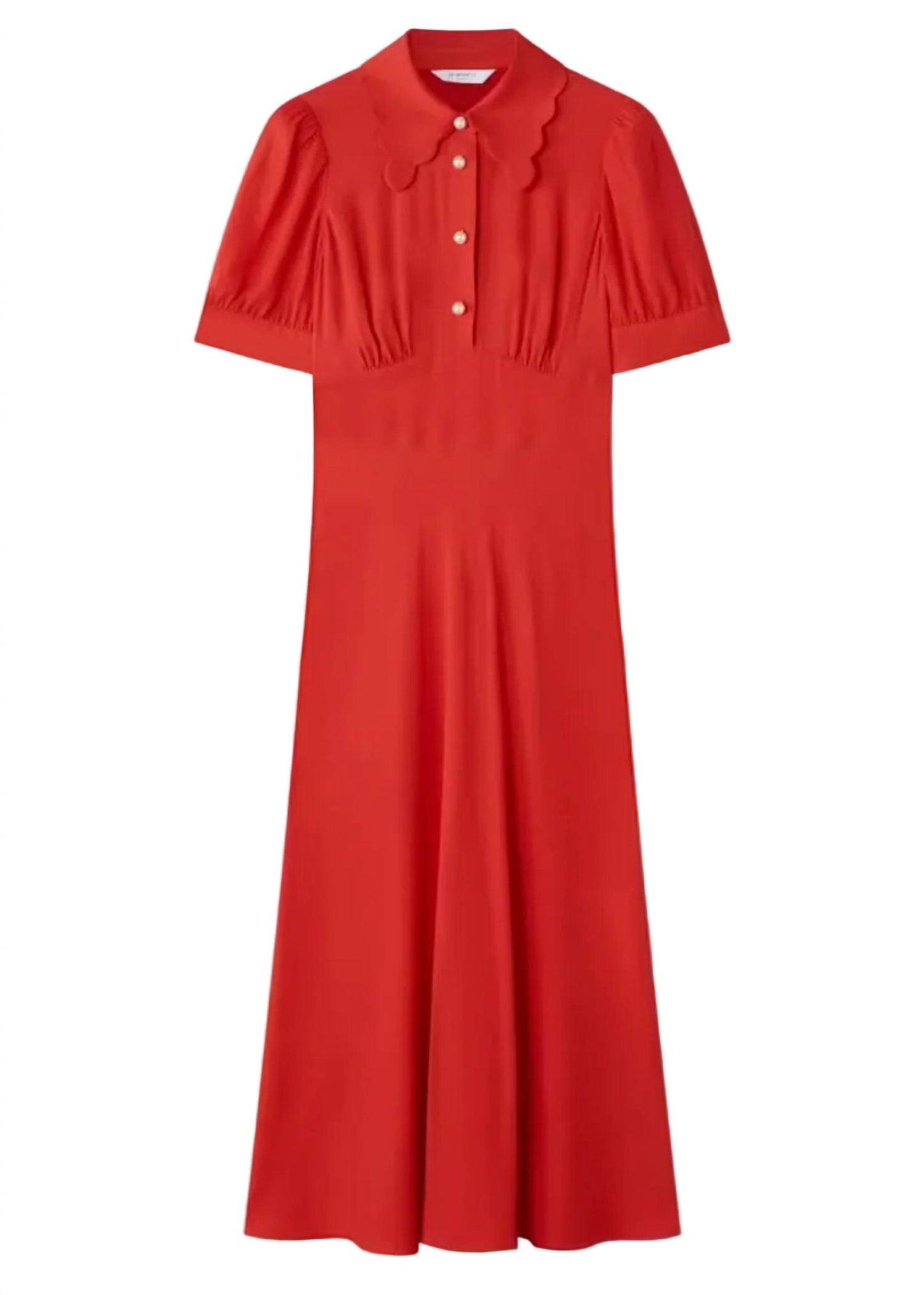 Emma Scallop Collar Tea Dress