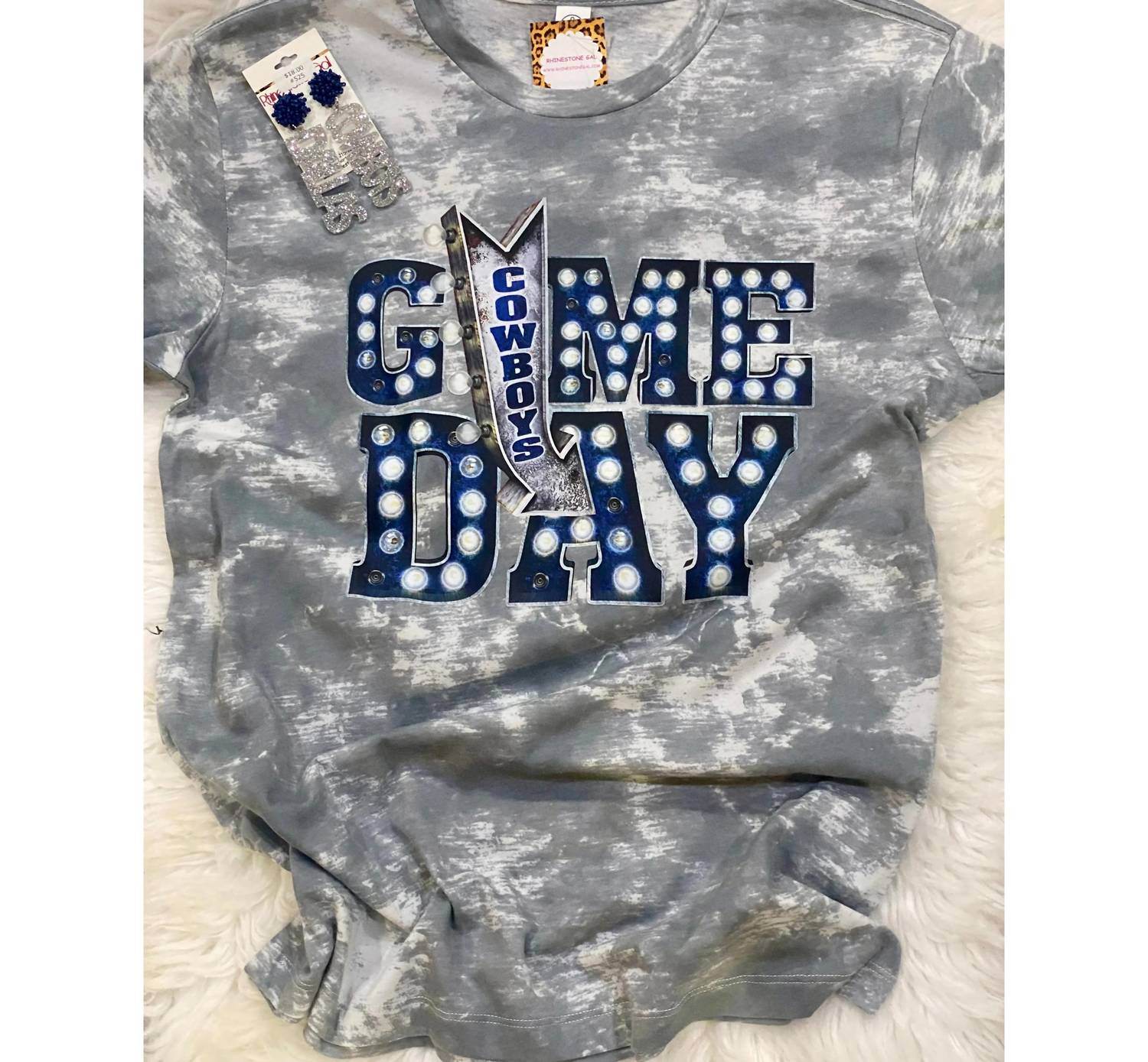 Inspired Me Designs - Women's Game Day Cowboys Marque Tee - Rack Hunt -