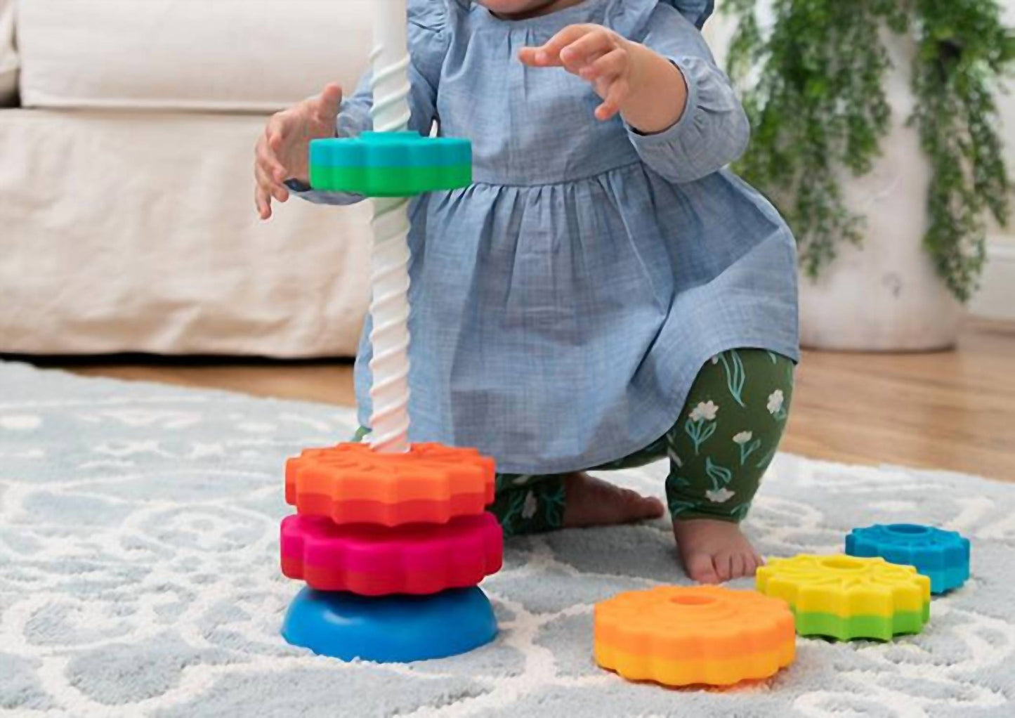 Kid's Spin Again Stacking Toy