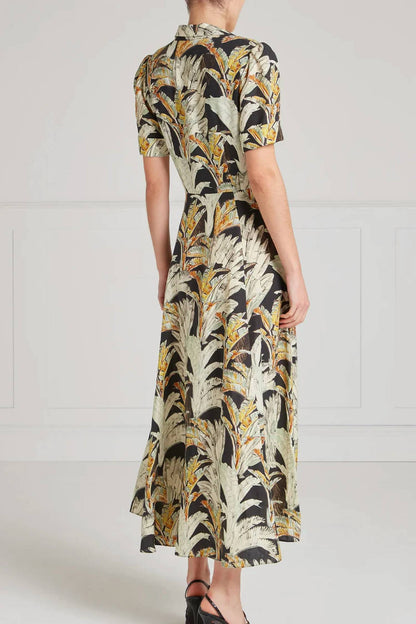 Baxter Linen Sleeved Dress