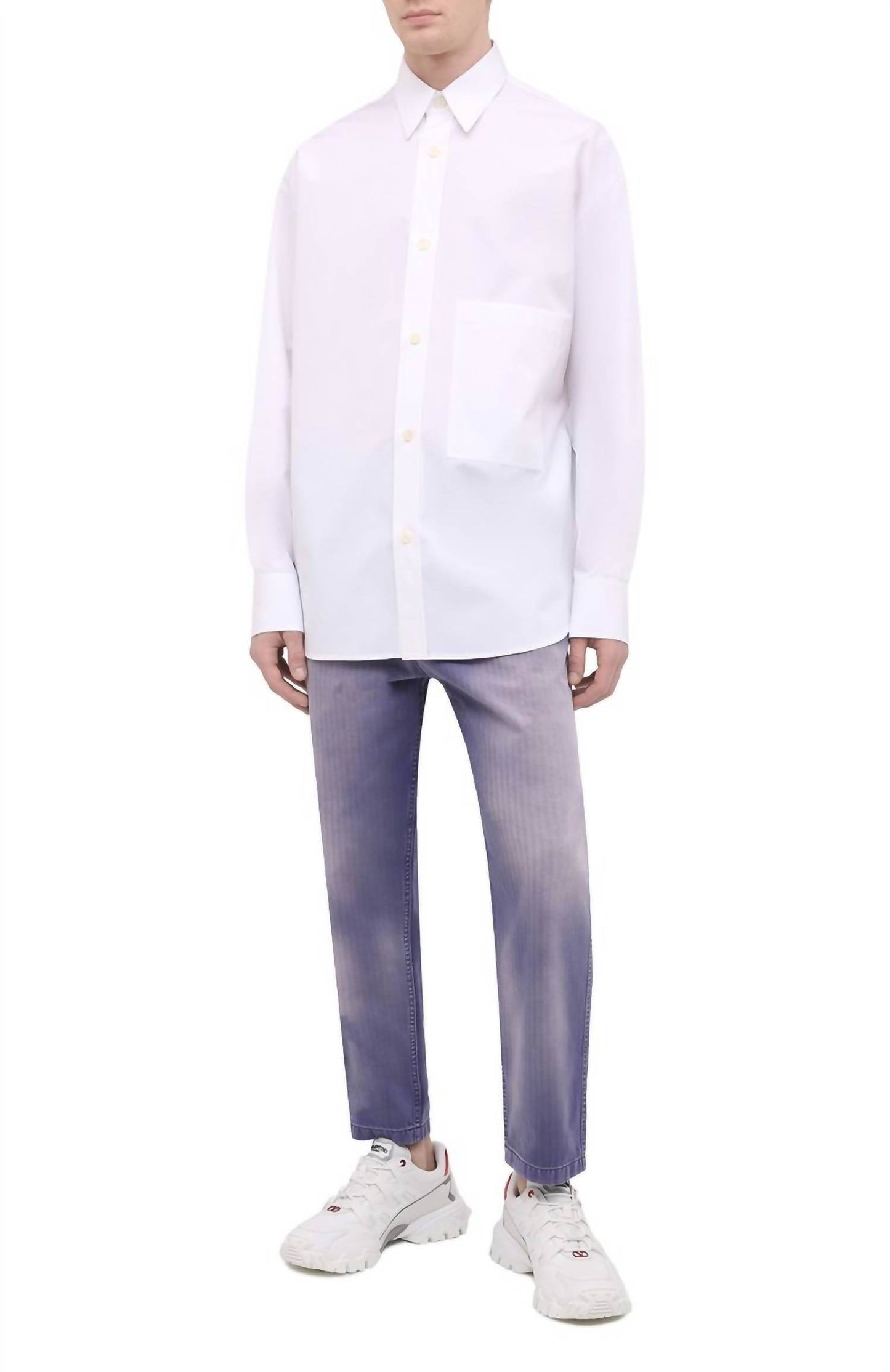 Valentino - Chest Pocket Cotton Shirt - Rack Hunt