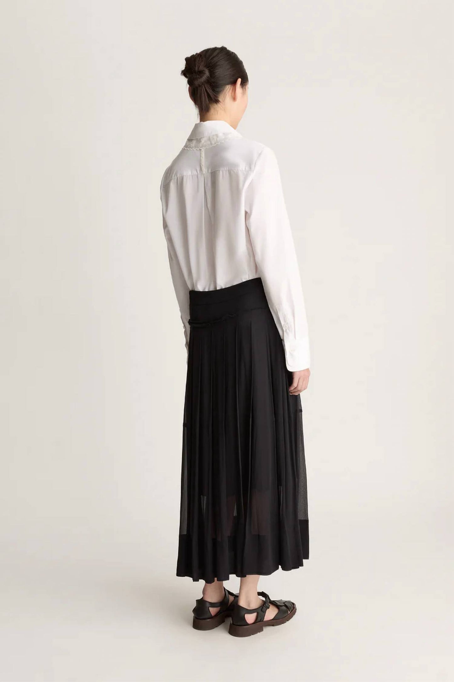 Sofia Pleated Midi Skirt