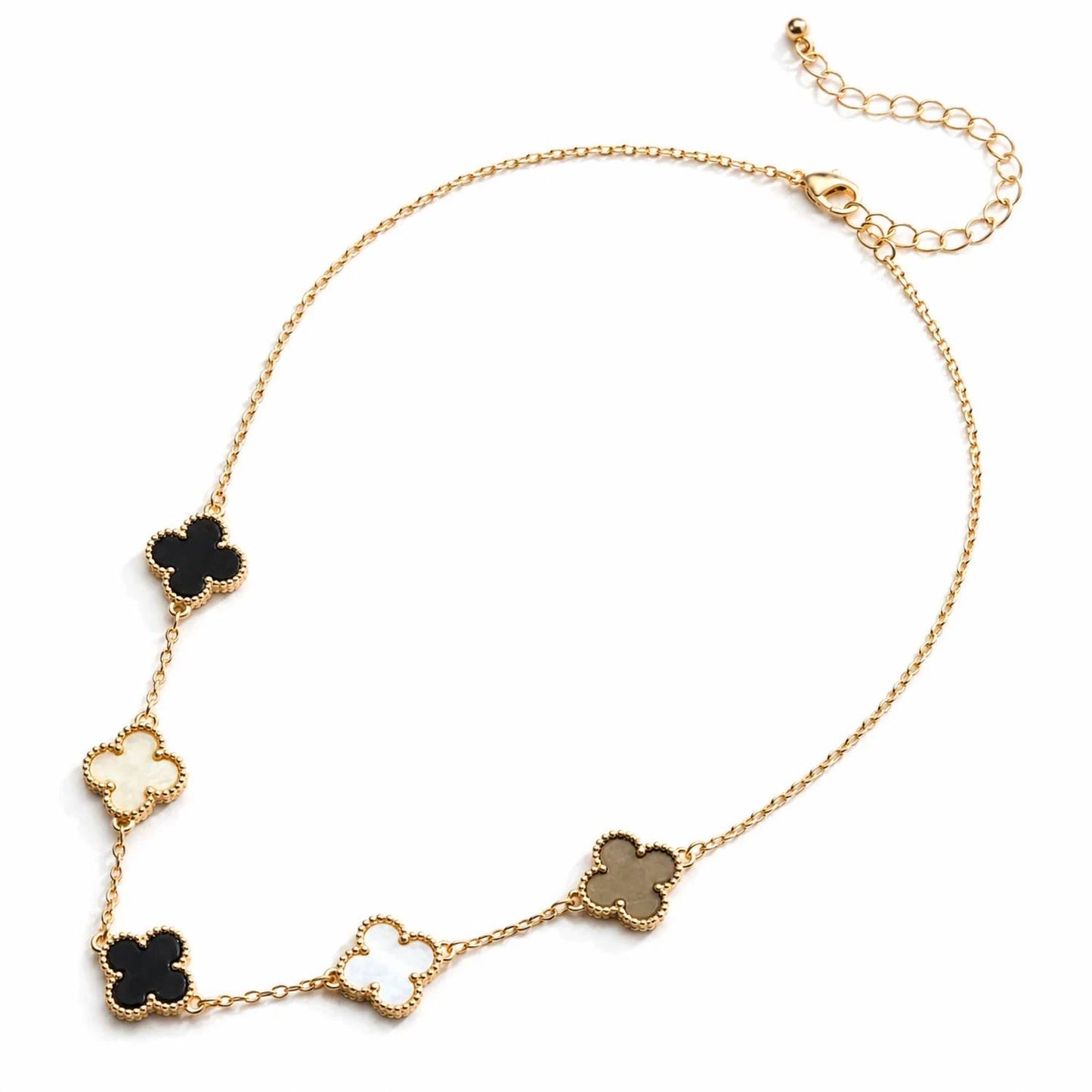 Women's Shell Clover Necklace