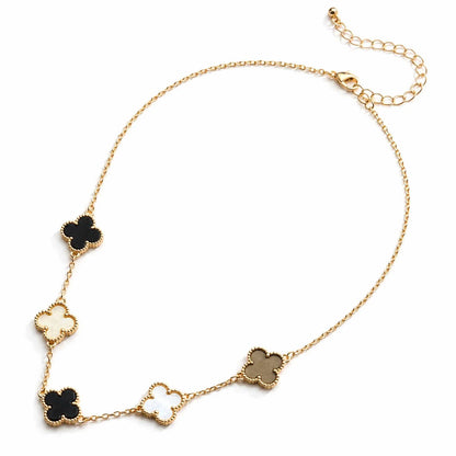 Women's Shell Clover Necklace