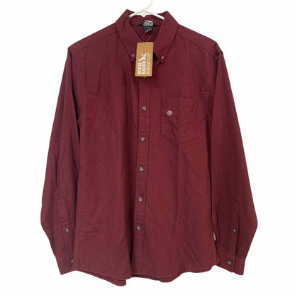 Men's Long Sleeve Button Up Cotton Field Flannel Shirt