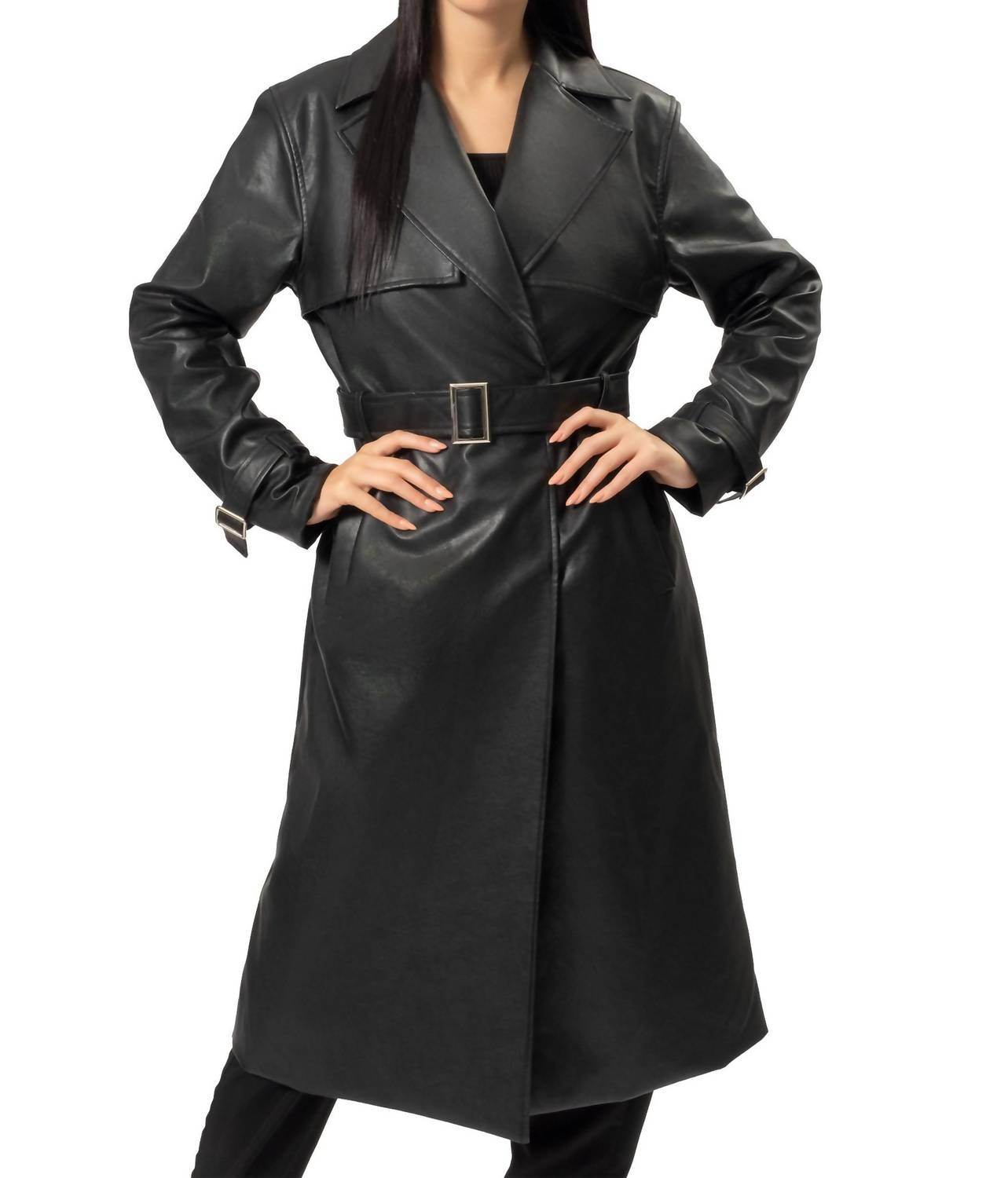 Area Stars - Riana Polyurethane Coat - Rack Hunt