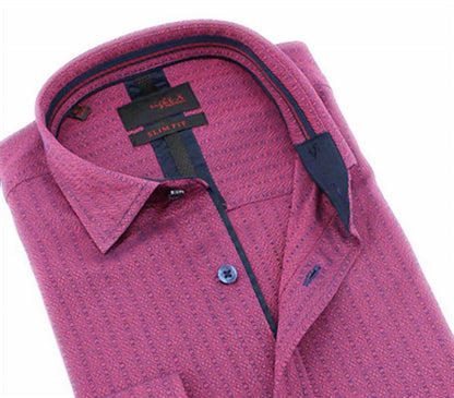 Men's Texture Jacquard Button Down Shirt