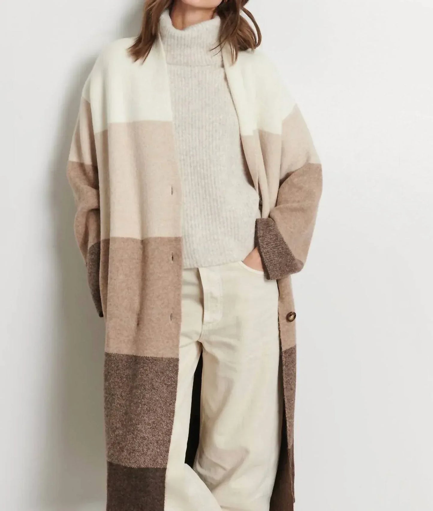Line Knitwear - Sutton Long Sleeve Coatigan - Rack Hunt
