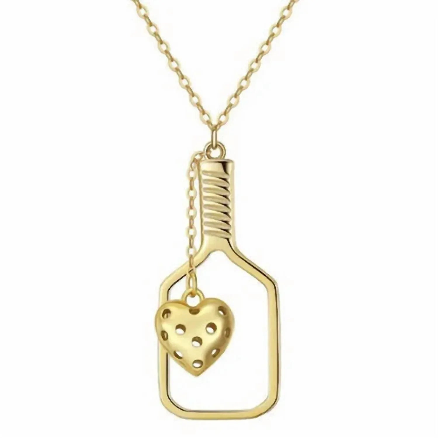 Everwild - Women's Pickleball Love Heart Necklace - Rack Hunt